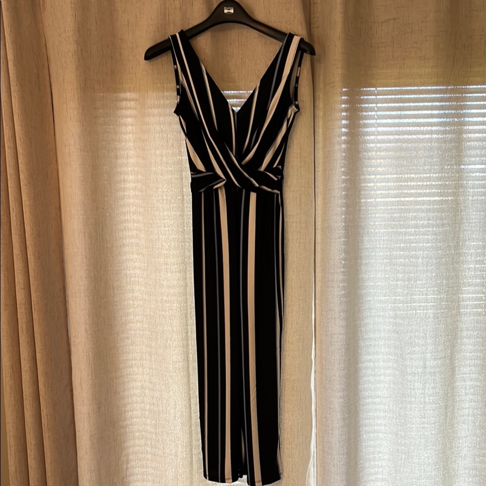 Candie’s Black, Blue, and White Romper